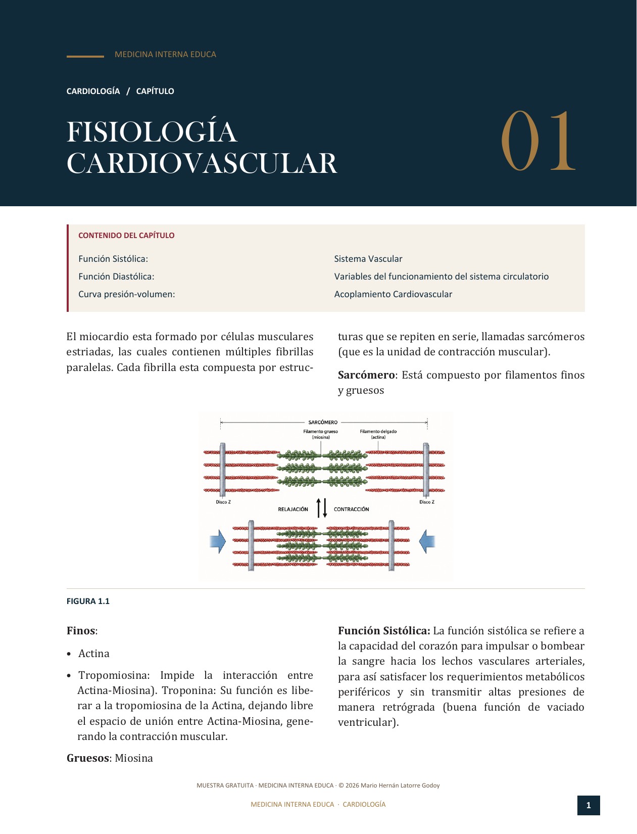 Primera página del capítulo Fisiología cardiovascular